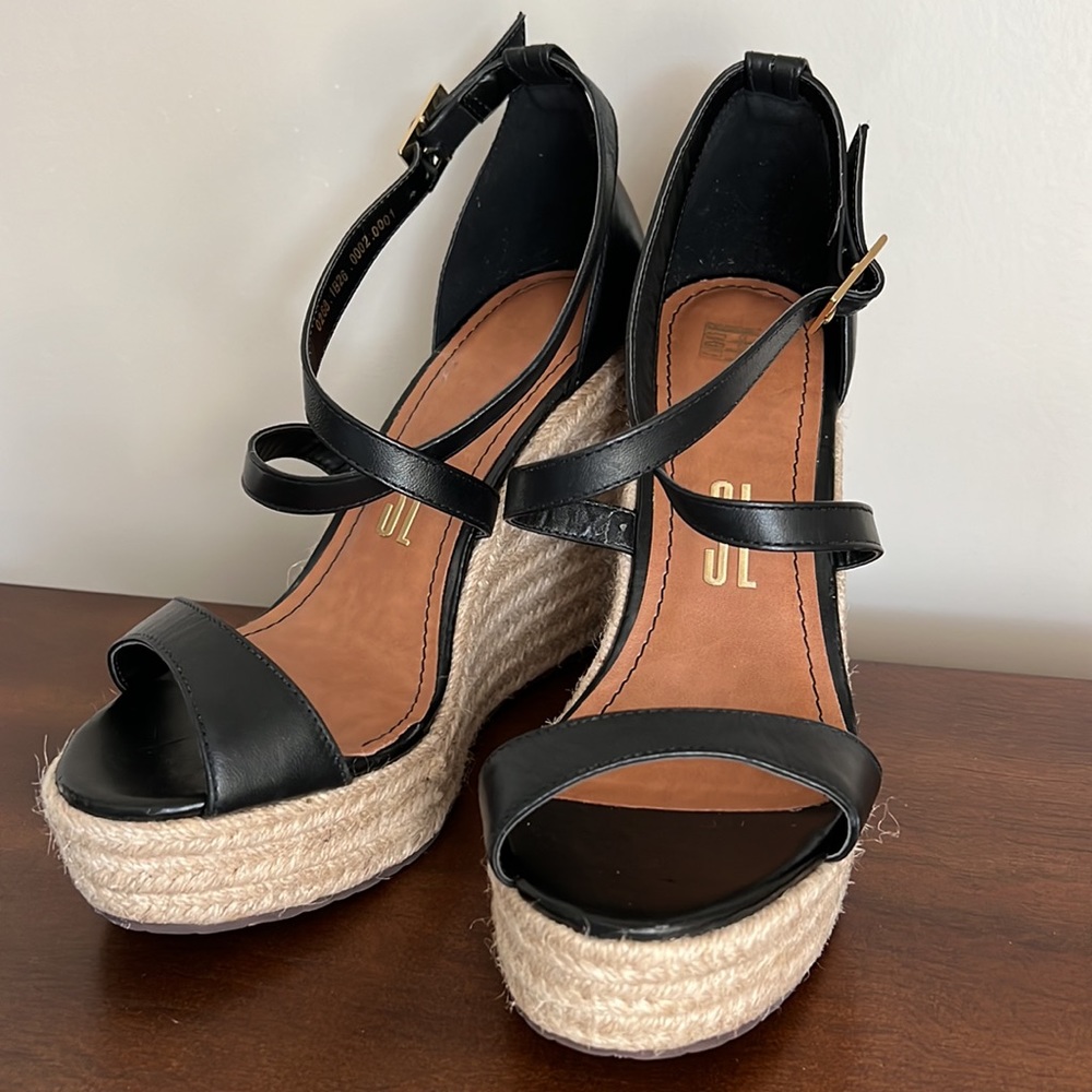 SANTA LOLLA New Espadrille Sandals Heels Size 8 - Picture 6 of 13